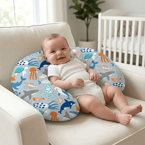 Ocean Friends Nursing Pillow - The Linen House