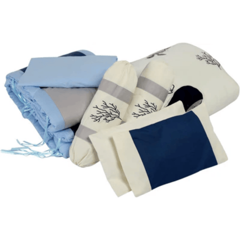 Ocean Friends Whale Baby Crib Bedding Set - The Linen House