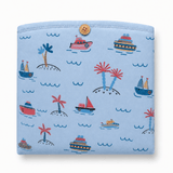 Ocean Sail Diaper Changing Sheet - The Linen House