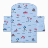 Ocean Sail Diaper Changing Sheet - The Linen House