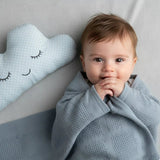 Organic Cotton Bamboo Baby Blankets New Born - The Linen House