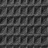 Organic Cotton Waffle Baby Blanket Charcoal Grey - The Linen House