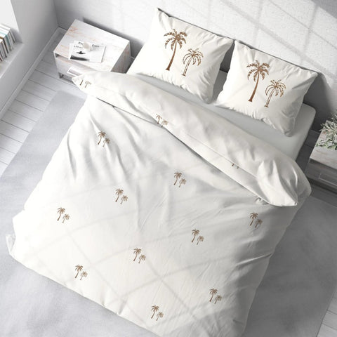 Palm Tree Embroidery Set - The Linen House