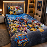 Paw Patrol The Movie Printed Kids Comforter - The Linen House