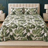 Peacock Grace Bundle – 3 Embroidered Bedsheet-King - The Linen House