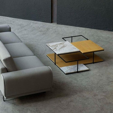 PETRA SQUARE COFFEE TABLE - The Linen House