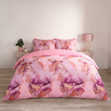 Pink Marble Print Bedsheet - The Linen House