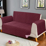 Pinsonic Sofa Cover ( maroon ) - The Linen House
