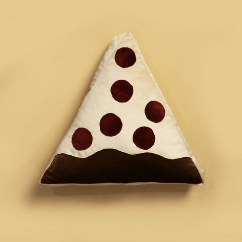 Pizza Slice Baby Cushion - The Linen House