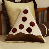Pizza Slice Baby Cushion - The Linen House