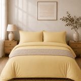 Plain Dyed Duvet Cover Set - The Linen House