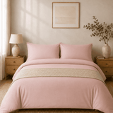 Plain Dyed Duvet Cover Set - The Linen House