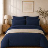 Plain Dyed Duvet Cover Set - The Linen House