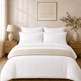 Plain Dyed Duvet Cover Set - The Linen House