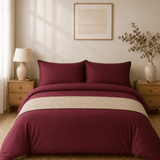 Plain Dyed Duvet Cover Set - The Linen House