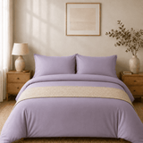 Plain Dyed Duvet Cover Set - The Linen House