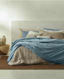 Plain Dyed Duvet Set - The Linen House