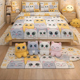 Playful Cat Pattern Kids Bedsheet - The Linen House