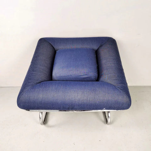 Blue Lounge Armchair