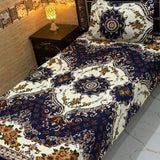 Premium Baroque Style Print Bedsheet – Single Size (Pack of 2) - The Linen House