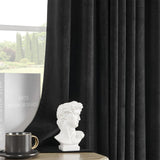 Premium Black Velvet Curtain for Bedroom & Living Room - The Linen House