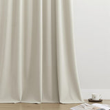 Premium Cream Velvet Curtain for Bedroom & Living Room - The Linen House