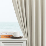 Premium Cream Velvet Curtain for Bedroom & Living Room - The Linen House