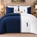 Premium Golf Club Embroidered Bedding Set - The Linen House