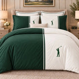 Premium Golf Club Embroidered Bedding Set - The Linen House