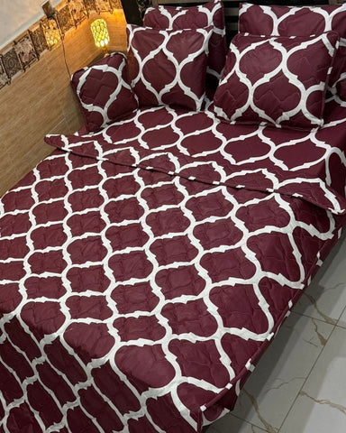 Premium Home Style Printed Bedspread – 7 Pcs - The Linen House