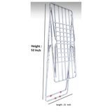 Premium Metal Folding Cloth Dryer Stand - The Linen House