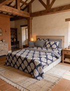 Premium Quality Printed Bedspread with Accessories – 7 Pcs - The Linen House