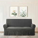 Premium Sofa Cover with Elegant Skirt Design - The Linen House