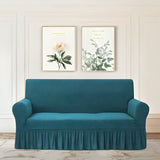 Premium Sofa Cover with Elegant Skirt Design - The Linen House