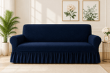 Premium Sofa Cover with Elegant Skirt Design - The Linen House