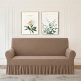 Premium Sofa Cover with Elegant Skirt Design - The Linen House