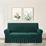 Premium Sofa Cover with Elegant Skirt Design - The Linen House