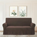 Premium Sofa Cover with Elegant Skirt Design - The Linen House