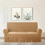 Premium Sofa Cover with Elegant Skirt Design - The Linen House
