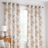 Printed Bedspread, 2 Single Printed Bedsheets & 2 Printed Curtains – Complete Set - The Linen House