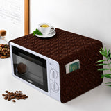 Quilted Microwave Cover with Storage Pocket - The Linen House