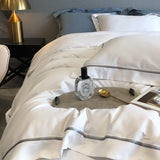 Embroidered Multi Line Baratta Duvet Set