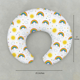 Rainbow Sky Nursing Pillow - The Linen House