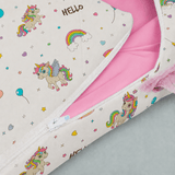 Rainbow Unicorn Baby Carry Nest - The Linen House