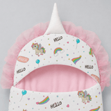 Rainbow Unicorn Baby Carry Nest - The Linen House