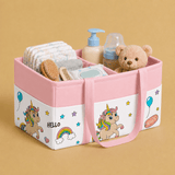 Rainbow Unicorn Diaper Caddy Bag - The Linen House