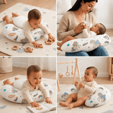 Rainbow Unicorn Nursing Pillow - The Linen House
