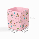 Rainbow Unicorn Toy Basket - The Linen House