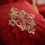 Red Velvet Bridal Set with filling - The Linen House