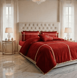 Red Velvet Bridal Set with filling - The Linen House